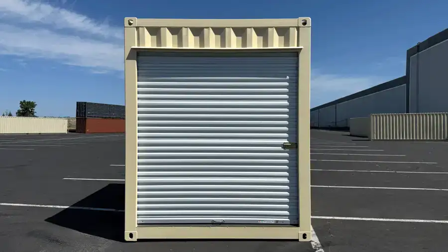 Contenedor de almacenamiento nuevo High Cube de 10 pies con puerta enrollable - Imagen 2