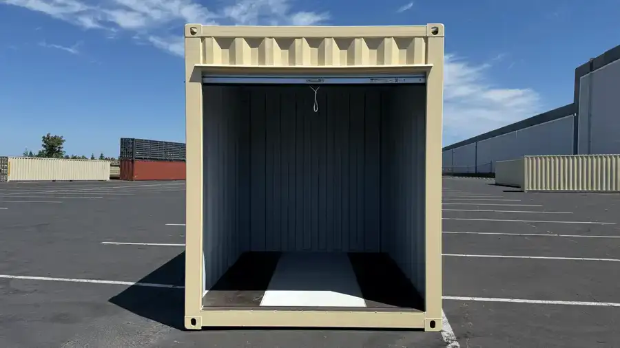 Contenedor de almacenamiento nuevo High Cube de 10 pies con puerta enrollable - Imagen 3