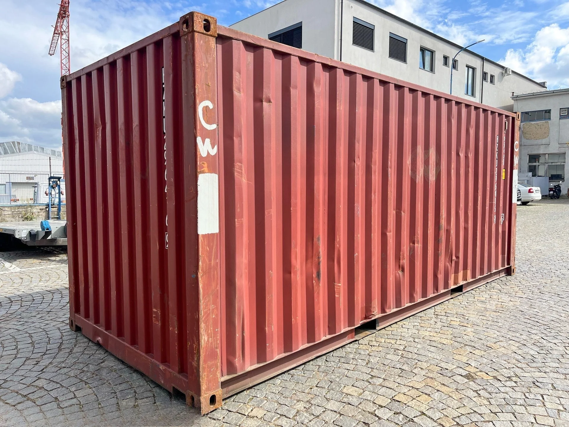 Contenedor High Cube de 20 pies – Ancho para Paletas