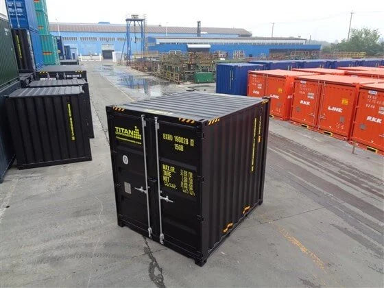 Contenedor marino negro High Cube de 10 pies - Nuevo - Imagen 3
