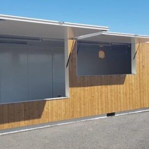 CONTENEDORES BAR 40 PIES EN MADERA