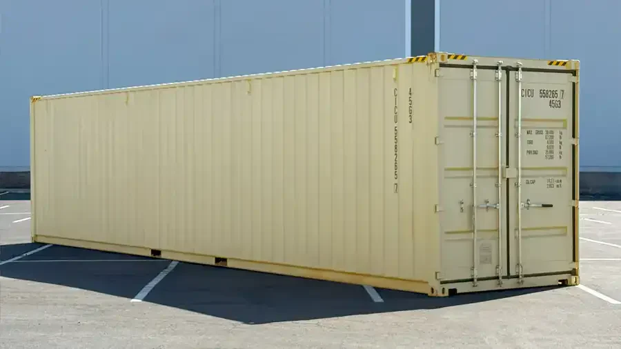 Contenedor marítimo nuevo High Cube de 40 pies con 4 puertas y apertura lateral - Imagen 3