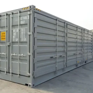 Contenedor maritímo de 40 pies HC con puertas laterales