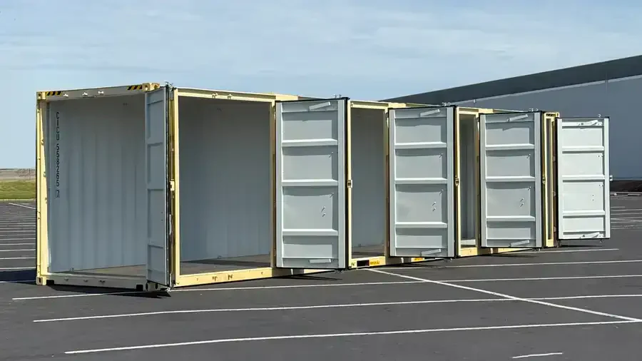 Contenedor marítimo nuevo High Cube de 40 pies con 4 puertas y apertura lateral - Imagen 7
