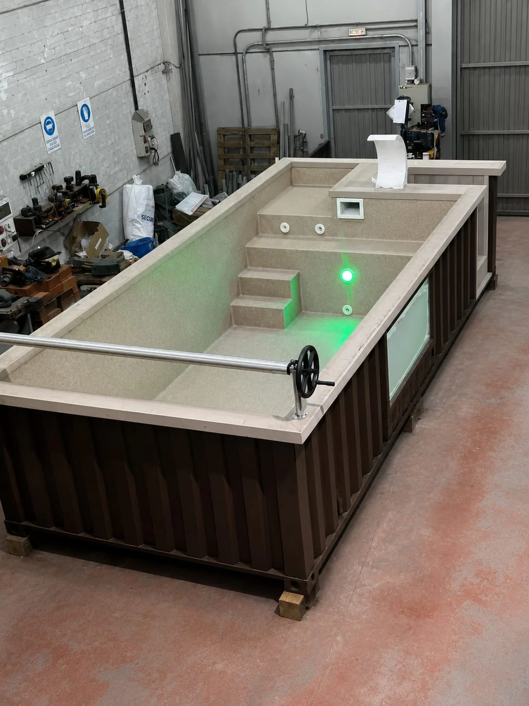 Piscina contenedor