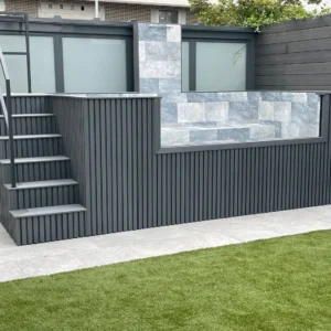 Piscinas elevadas y enterradas compactas